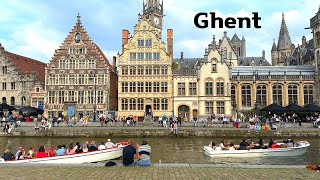 4K🇧🇪 Ghent Belgium Hidden Pearls of Flanders Medieval Manhattan 💖 2024 [upl. by Kubis]