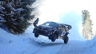 Test Rally Sweden 2024  Takamoto Katsuta  Aaron Johnston  Toyota Yaris Rally1 Hybrid HD [upl. by Ademla]