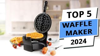 Top 5 Best Waffle Makers 2024  SmartBest [upl. by Aihsiym75]