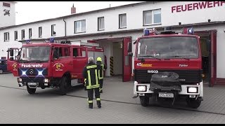 Dorfsirene  Tesla AZD 501  Scheunenbrand Einsatz für die Feuerwehr Triebes [upl. by Eel]