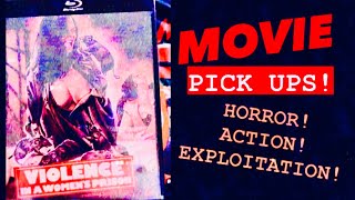 Movie Pickups Spirit Halloween Edition 💥Blu Rays Dvds Vhs💥 [upl. by Haerr]