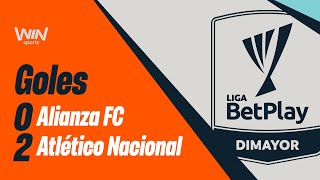 Alianza FC vs Nacional goles  Liga BetPlay Dimayor 2024 2  Fecha 1 [upl. by Arabrab712]