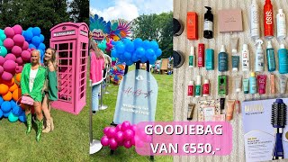 Naar het HAARSHOP EVENT 👱🏼‍♀️💘 UNBOXING VAN EEN MEGA GOODIEBAG😱 [upl. by Rech]