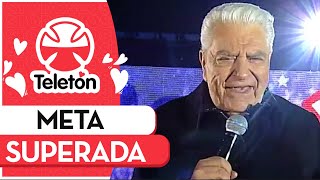 ¡Meta superada El emotivo momento del cómputo que logra la meta de Teletón 2023 [upl. by Htaek]