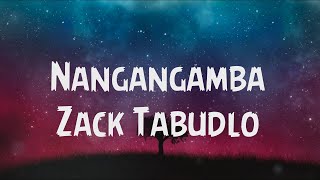 Nangangamba  Zack Tabudlo Karaoke Version [upl. by Gnel432]