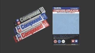 Tamiya Polishing Compound amp Applicator Cloths Scale Model Tool Review [upl. by Oswell]