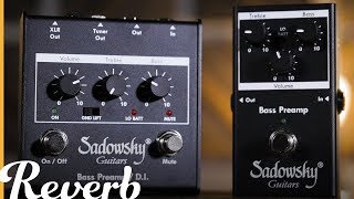 Sadowsky SBP1 Bass PreampDI amp SBP2 Bass Preamp Pedal  Reverb Demo Video [upl. by Karrie]