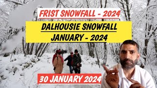 Dalhousie Snowfall in January 2024  Live Snowfall in Dalhousie  Snowfall in Dalhousie in January [upl. by Akenet]