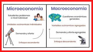 MACROECONOMÍA y MICROECONOMÍA  Diferencias y relación [upl. by Ernaldus]