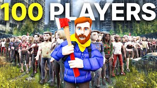 100 Zomboid Players Simulate The Last of Us Civilization  Day 2 [upl. by Sinylg]