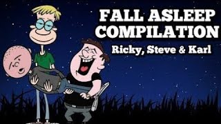 Karl Pilkington Show Compliation with Ricky Gervais and Stephen Merchant RSK XFM Fall Asleep [upl. by Etrem]