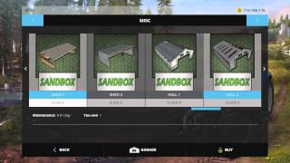 Farming Simulator 15 PC Mod Showcase Placeable Buildings [upl. by Nyasuh354]