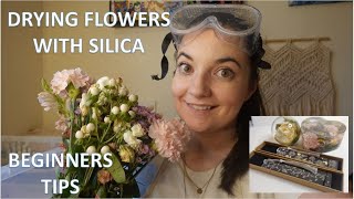 HOW TO DRY YOUR OWN FLOWERS in Silica Gel for Resin BEGINNERS TIPS [upl. by Nylzaj623]