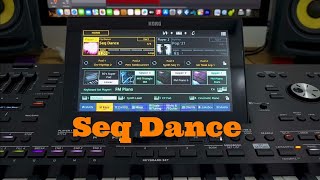 Korg Pa5x  Seq Dance  Dance Category  Style Element  OS V 121 new sound [upl. by Ahseid251]