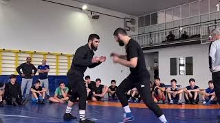 Khamzat Chimaev visits the great Saitiev Buvaisar to add to Wrestling arsenal [upl. by Noyrb814]