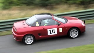 Harewood Hillclimb weekend 21st amp 22nd September 2024 in my MGF MGCC Speed Championship [upl. by Carnay]