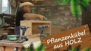 Pflanzenkübel aus Holz selber bauen 🤠🛠️ DIY mit Konny  Reimanns LIFE [upl. by Norehs]