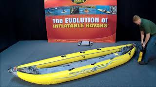 How to inflate the StraitEdge 2 inflatable kayak AE1014Y [upl. by Rramal598]