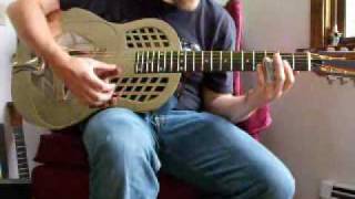 Republic Tricone Resonator Slide Guitar Demo [upl. by Akienaj]