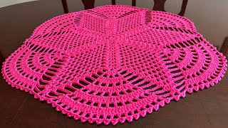 Hermoso Centro de Mesa a Crochet paso a paso🧶 [upl. by Lud]