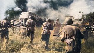 WW2 Battle Of Kursk Intense Footage [upl. by Karolyn46]