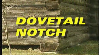 Building log cabin Dovetail notch [upl. by Trey627]