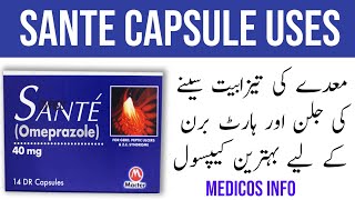 Sante 40mg capsule uses in urdu  Omeprazole capsule uses benefits side effects dosage in urdu [upl. by Squier606]