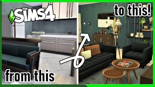 Eco Lifestyle apartment makeover  Sims 4 speed build [upl. by Ielerol]