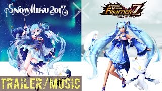 ｢MHFZ｣ Snow Miku 2017 初音ミク × Monster Hunter Frontier Z  Trailer Music  HD [upl. by Uoliram288]