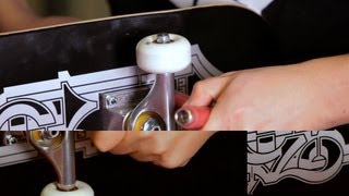 How to Mount a Skateboard Truck  Custom Skateboard [upl. by Noah]