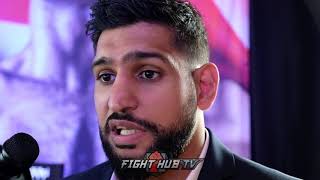 AMIR KHAN DISSES KELL BROOK HARD quotHE USES ME TO PROMOTE HIS NAMEquot [upl. by Call]