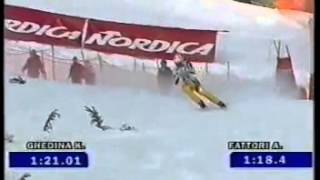 Alessandro Fattori wins downhill Val dIsere 2000 [upl. by Odell68]