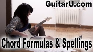 Music Theory Lesson Understanding Diatonic Chord Formulas And Spellings [upl. by Landri935]