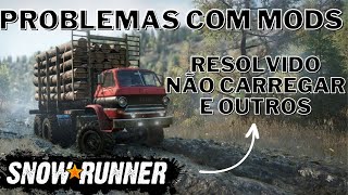 Solução Definitiva para problemas com mods em SnowRunner 100 resolvido [upl. by Ennairac]