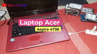 Instal Win 7 64Bit Laptop Acer Aspire 4738 [upl. by Adnovoj61]