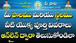 How to check Andhra Pradesh land Records online  How to check land Details AP 2019 [upl. by Quince]