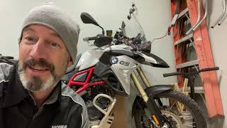 F800 GS FORK SEALS REPLACEMENT [upl. by Nolahs]