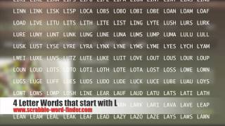 4 letter words that start with L [upl. by Annazor117]