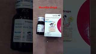 Mucolite Drops Uses For Babies  Mucolite Drops [upl. by Oflunra92]