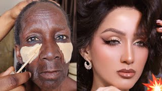 SHE WAS TOTALLY TRANSFORMED 😱 MAKEUP TRANSFORMATION 💉💉MAKEUP TUTORIAL 😳🔥 [upl. by Zasuwa]