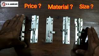 Stainless Steel Tower Bolt Price And Details [upl. by Conlon]