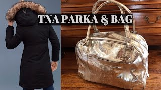 My ALL TIME FAVOURITE Winter Bag amp Parka TNA Aritzia [upl. by Suraved917]