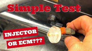 N14 Cummins Has a Miss  Injector or ECM  Easy way to check for the problem [upl. by Htor]