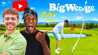 YOUTUBERS CONTROL BIG WEDGE GOLF [upl. by Remmos]