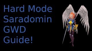 Hard Mode Saradomin God Wars Dungeon Guide Commander Zilyana Great for ironman [upl. by Netsyrk]