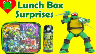 Teenage Mutant Ninja Turtles Lunch Box Surprises Back to School [upl. by Mattox]