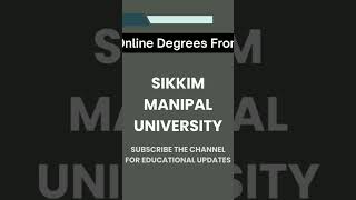 Sikkim Manipal University Online Admission admission online shorts [upl. by Aleron]