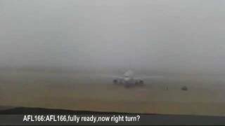 Aeroflot A320 Turnaround Time Lapse with ATC [upl. by Reuben]