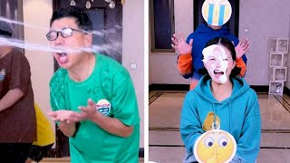 Blind Box Popping Balloons So Funny Who Is The Luckiest Person FunnyfamilyPartygames [upl. by Chute]