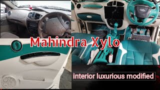 📞9322578096 Mahindra Xylo 🤩 interior luxurious modification Persiamahindraxylo interior modified [upl. by Asylla728]